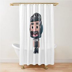 LIRIK Happy Shower Curtain