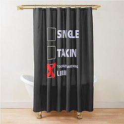 Lirik Funny Shower Curtain