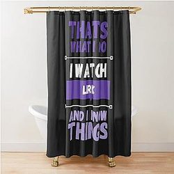 Lirik and I Know Funny Gag Shower Curtain