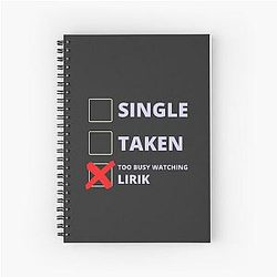 Lirik Funny Spiral Notebook