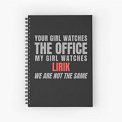 LIRIK Twitch Streamer Funny Omegalul Spiral Notebook