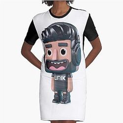 LIRIK Graphic T-Shirt Dress