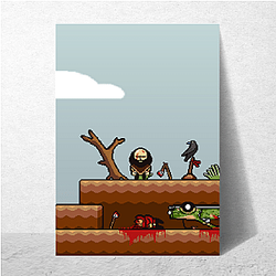 Lisa The Painful's main character is Brad Armstrong Lisa The Painful Posters