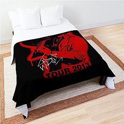 LL Cool J draws art from comforter.