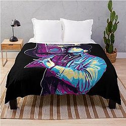 LL Cool J Style Retro Throw Blanket