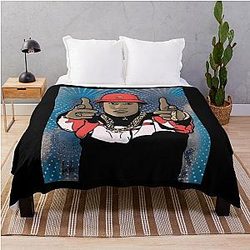LL Cool J singer Throw Blanket