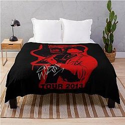 LL Cool J Art Throw Blanket