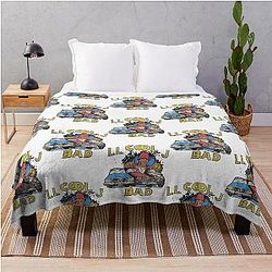 LL Cool J - New Vintage Band Throw Blanket