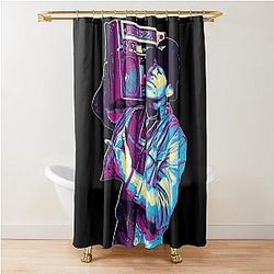 LL Cool J Retro Shower Curtain