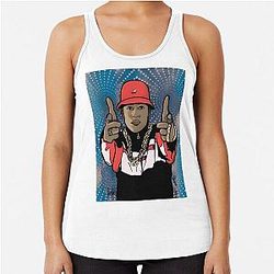 LL Cool J singer Racerback Tank Top