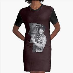 Retro L Cool J Radio Graphic T Shirt Dress