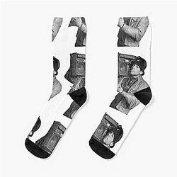 Retro LL Cool J Photo Socks