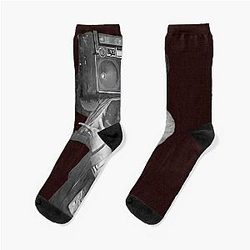 Retro L.L. Cool J Radio Photo Socks