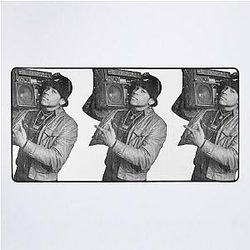 Retro LL Cool J Radio Photo Desk Mat