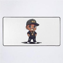 LL Cool J cartoon Desk Mat