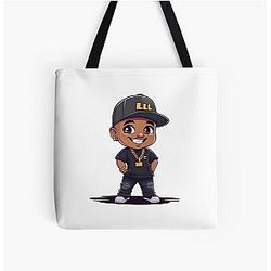 LL Cool J Cartoon All Over Print Tote Bag