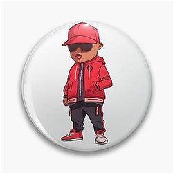 LL Cool J Rap cartoon Pin