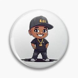 LL Cool J as cartoon Pin