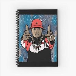 LL Cool J singer Spiral Notebook