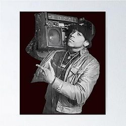 Retro L.L. Cool J Radio Photo Poster