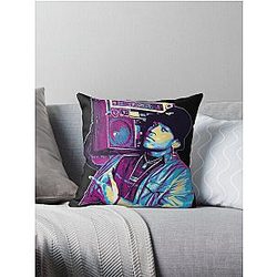 LL Cool J Style Retro Throw Pillow