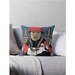 LL Cool J Throw Pillow
