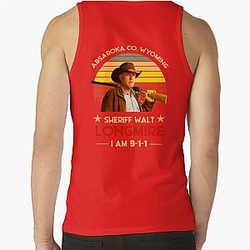 Absaroka Co Wyoming Sheriff Walt Longmire I Am 911 Hoodie Sweatshirt Tank For Men Women