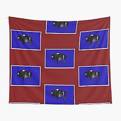 Longmire Wyoming Flag Tapestry