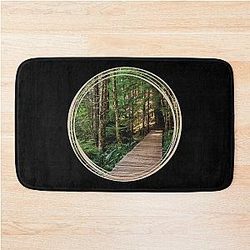 A Walk in the Mt. Rainier National Park Longmire Area Bath Mat