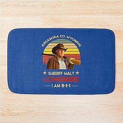 Absaroka Co Wyoming Sheriff Walt Longmire 911 Hoodie Sweatshirt Tank for Men Women Love Hoodie Bath Mat