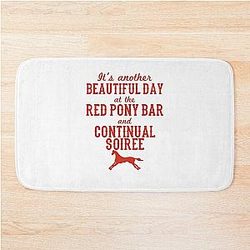 Longmire Red Pony Soiree Gift Logo Cheap Tee Love Cools The Best Bath Mat