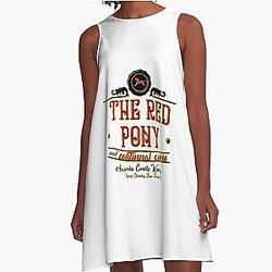 Longmire T-Shirt - The Red Pony A-Line Dress