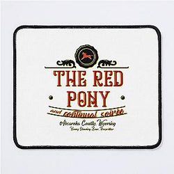 Longmire Red Pony T-Shirt Mouse Pad