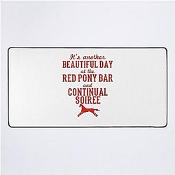 Longmire Red Pony Gift Logo Love The Best Desk Mat
