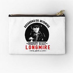 Sheriff Walt Longmire Absaroka County Wyoming Zipper Pouch