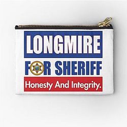Longmire Sheriff Signed Zipper Pouch