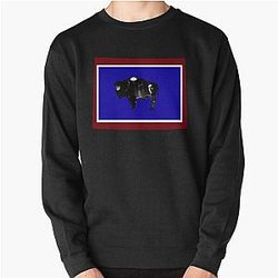 Longmire Wyoming Flag Pullover Sweat Shirt