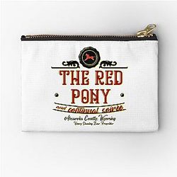 Longmire Red Pony Zipper Pouch