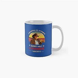 Absaroka Co Wyoming Sheriff Walt Longmire I Am 911 Hoodie Sweatshirt Tank For Men Women Longmire Classic Mug