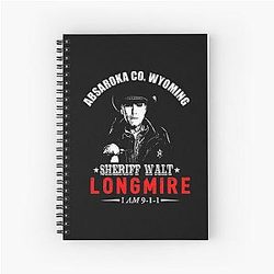Sheriff Walt Longmire - Absaroka County Wyoming Spiral Notebook