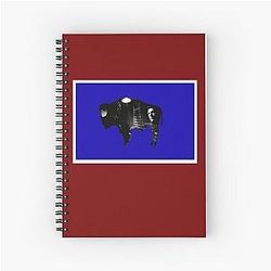 Longmire Wyoming Flag Notebook