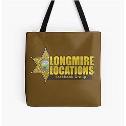 Longmire Locations All Over Print Tote Bag