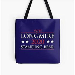 Walt Longmire Henry Standing Bear Presidential Ticket All Over Print Tote Bag