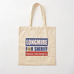 Longmire Sheriff Sign Cotton Tote Bag
