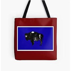 Longmire Wyoming Flag Tote Bag