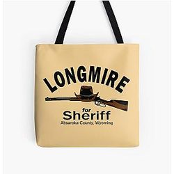 Longmire Sheriff All Over Print Tote Bag