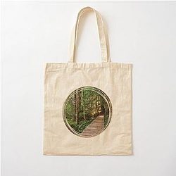 A Walk in the Woods Mt. Rainier National Park Cotton Tote Bag