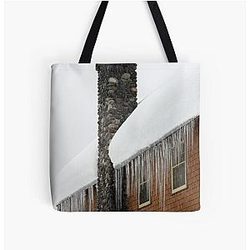 Longmire Lodge Mt. Rainier National Park All Print Tote Bag