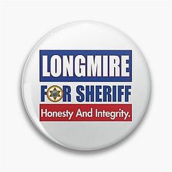 Longmire Sheriff Sign Pin