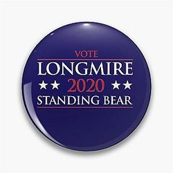 Walt Longmire Henry Standing Bear Presidential Ticket Pin
